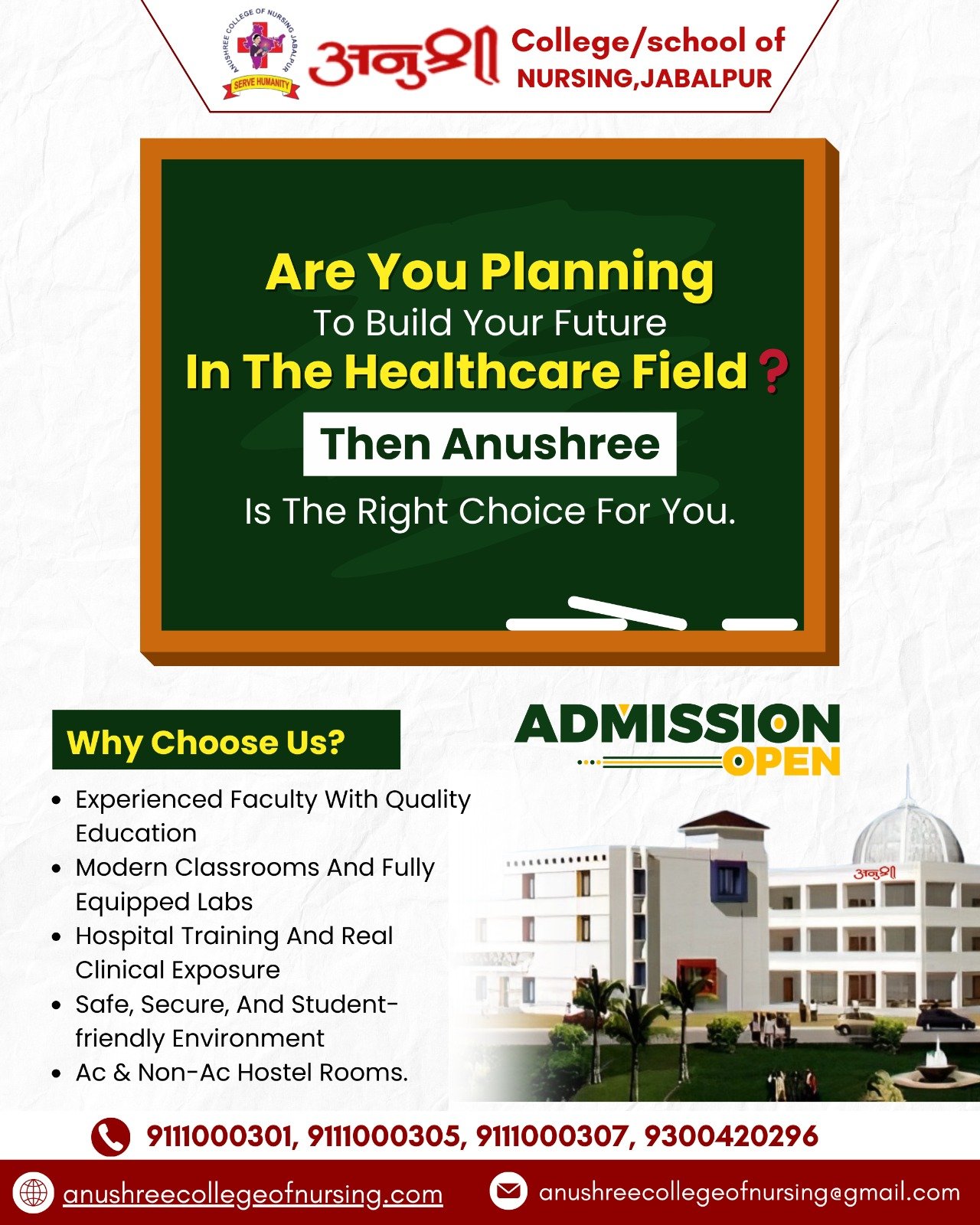 jabalpur nursing college