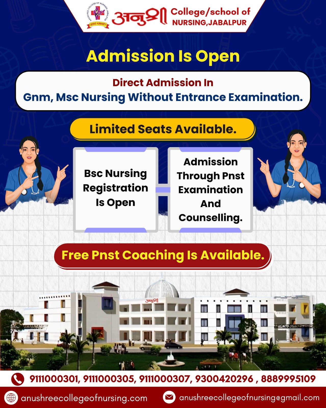 nursing college in jabalpur